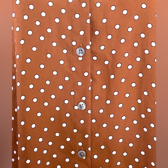 Ann Taylor Polkadots Top - Picture 3 of 3